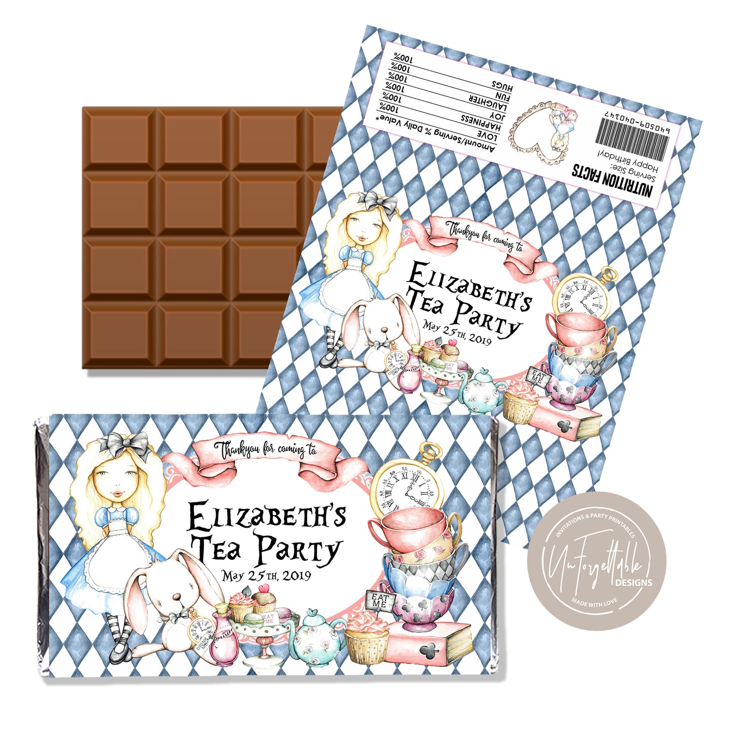 ALICE - CHOCOLATE WRAPPER