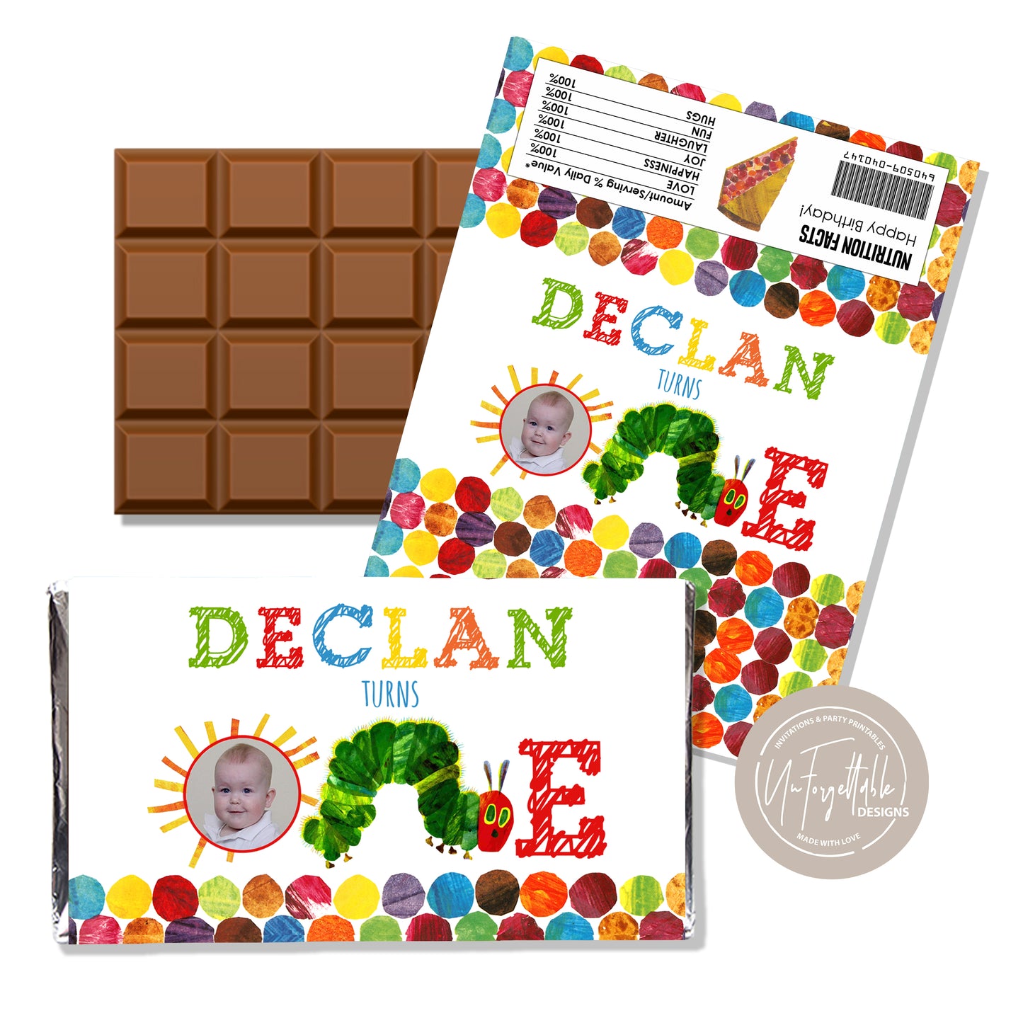 HUNGRY CATERPILLAR - CHOCOLATE WRAPPER