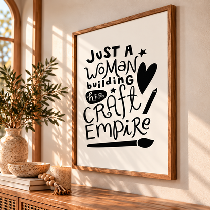 Craft Empire - Typography Wall Print