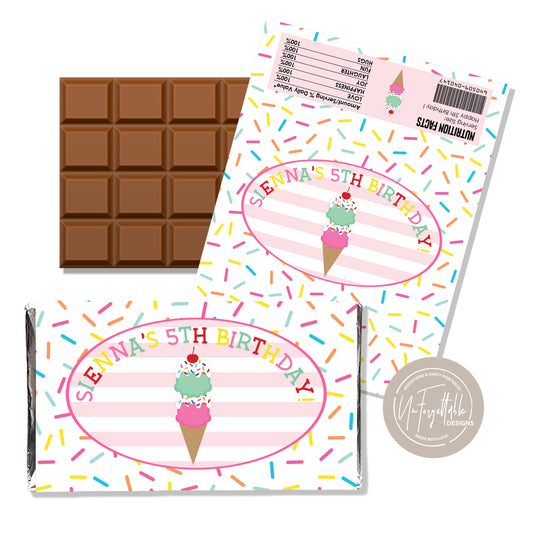 ICE-CREAM - CHOCOLATE WRAPPER