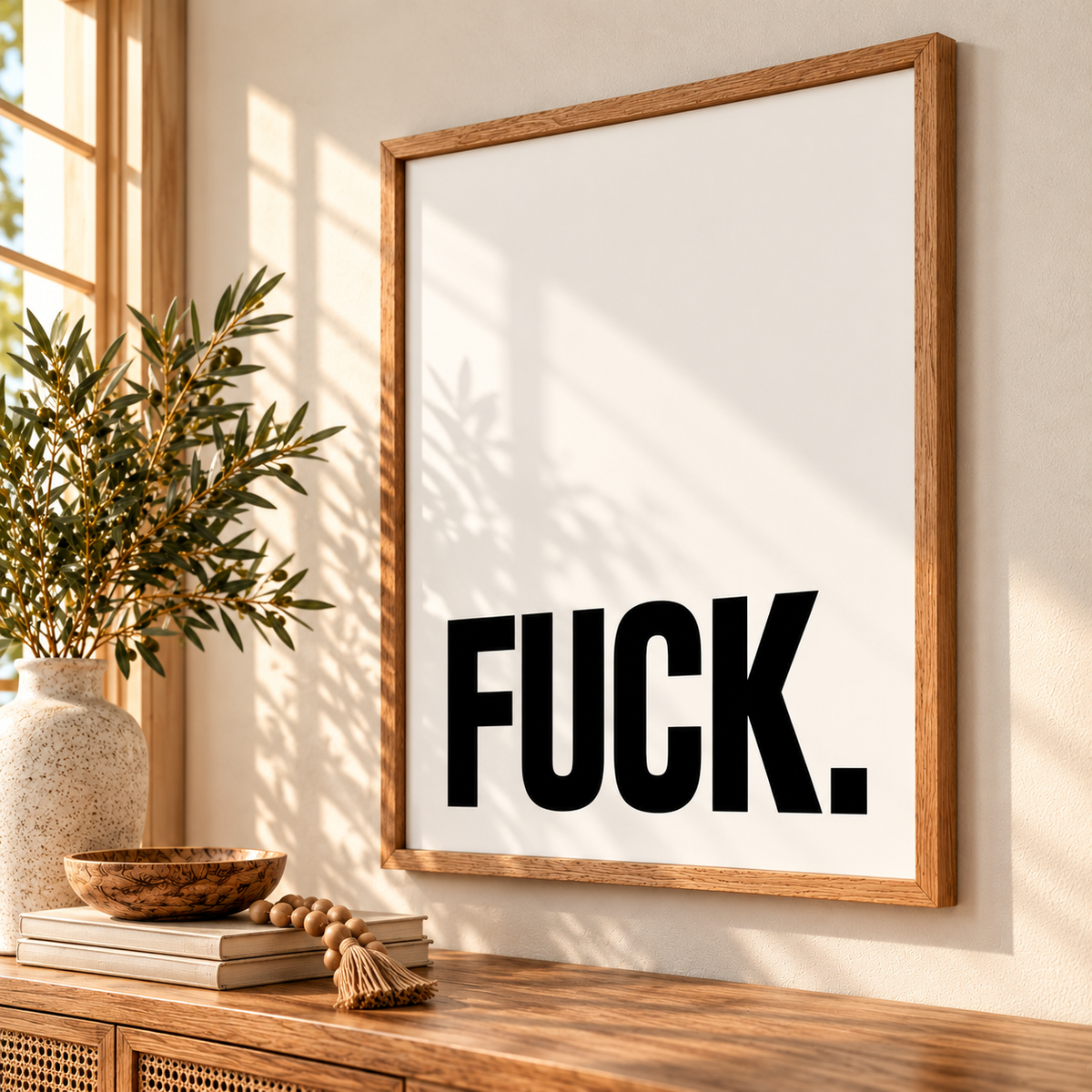 F*CK - Typography Wall Print