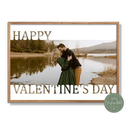 Happy Valentines Day - Personalised Photo Print