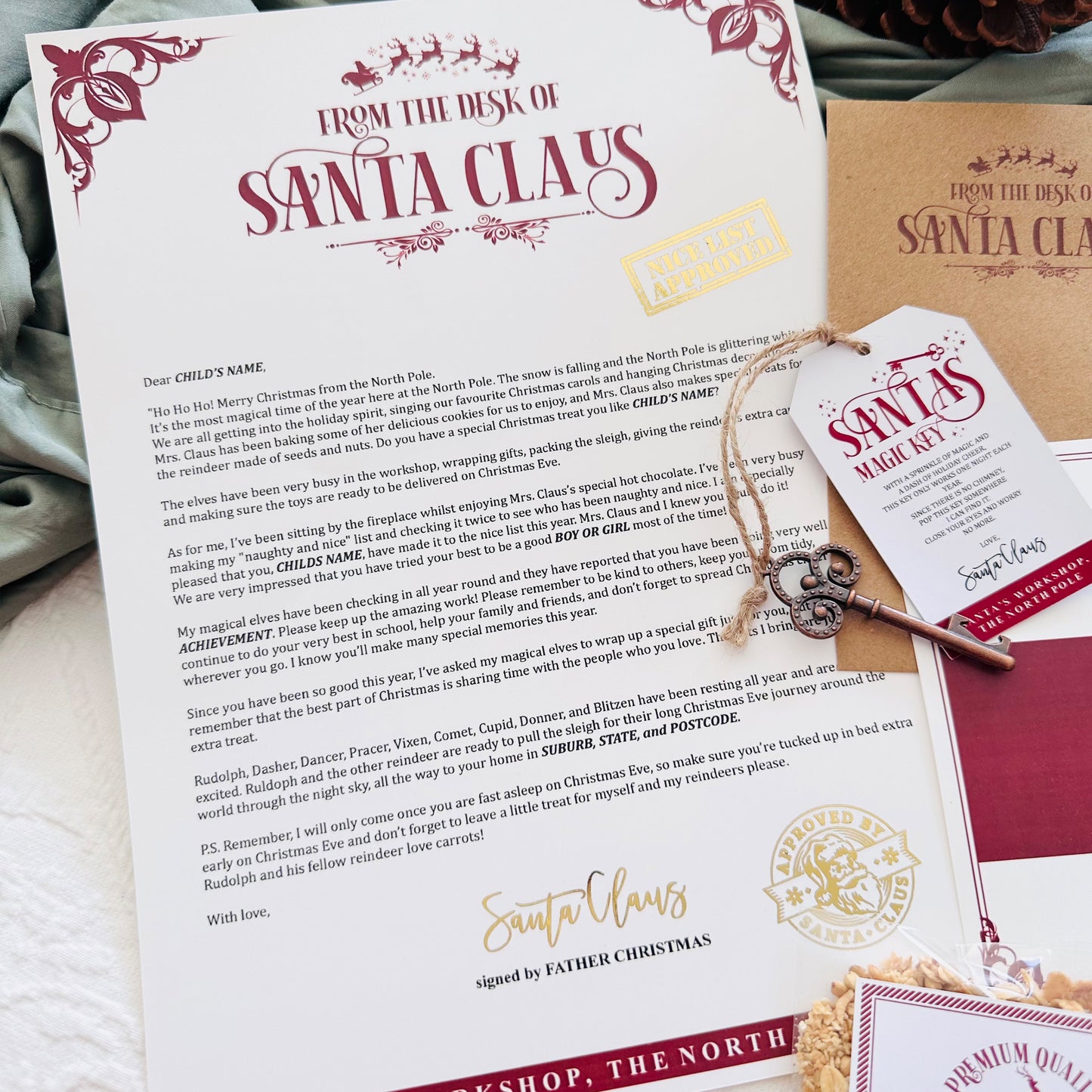 Letter from Santa Claus - RED DESIGN