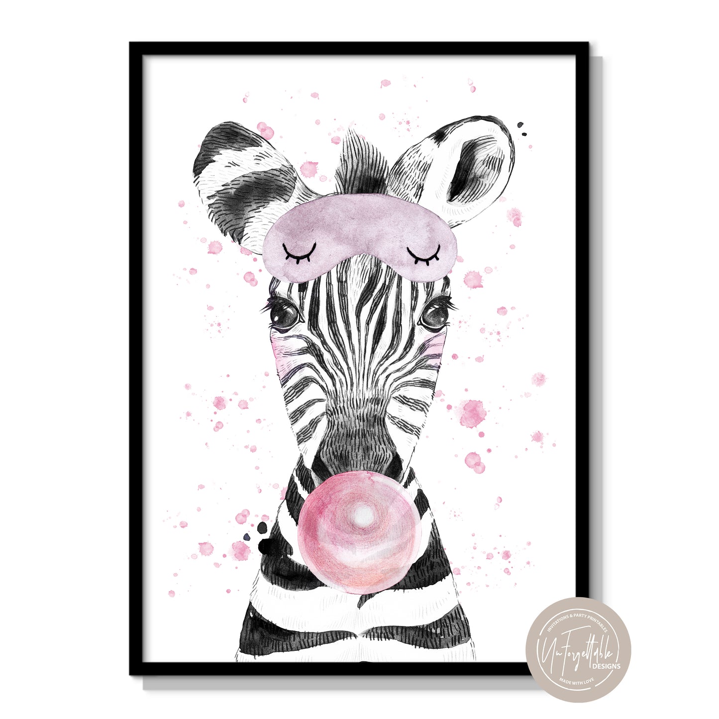 Bubble Gum - Zebra