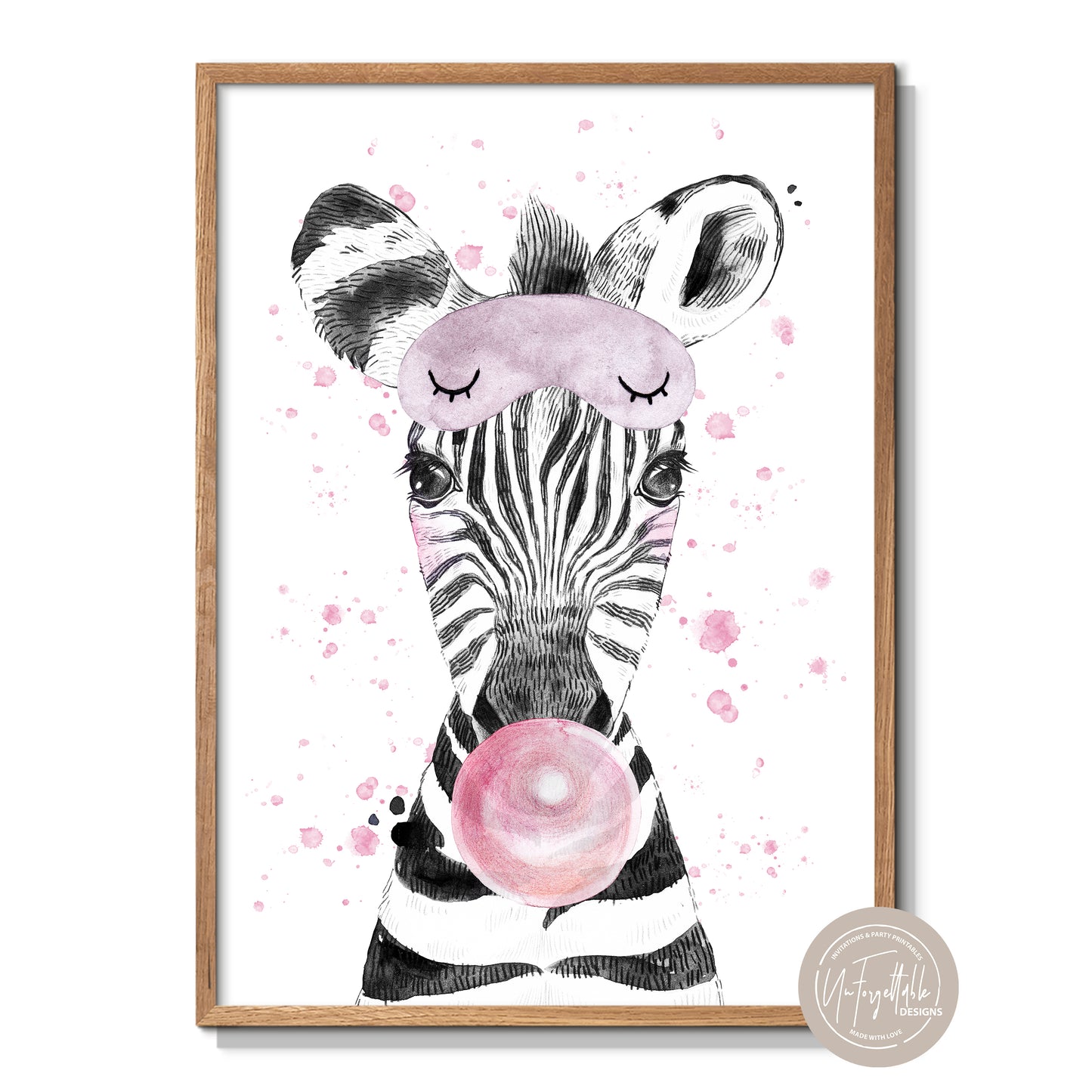 Bubble Gum - Zebra