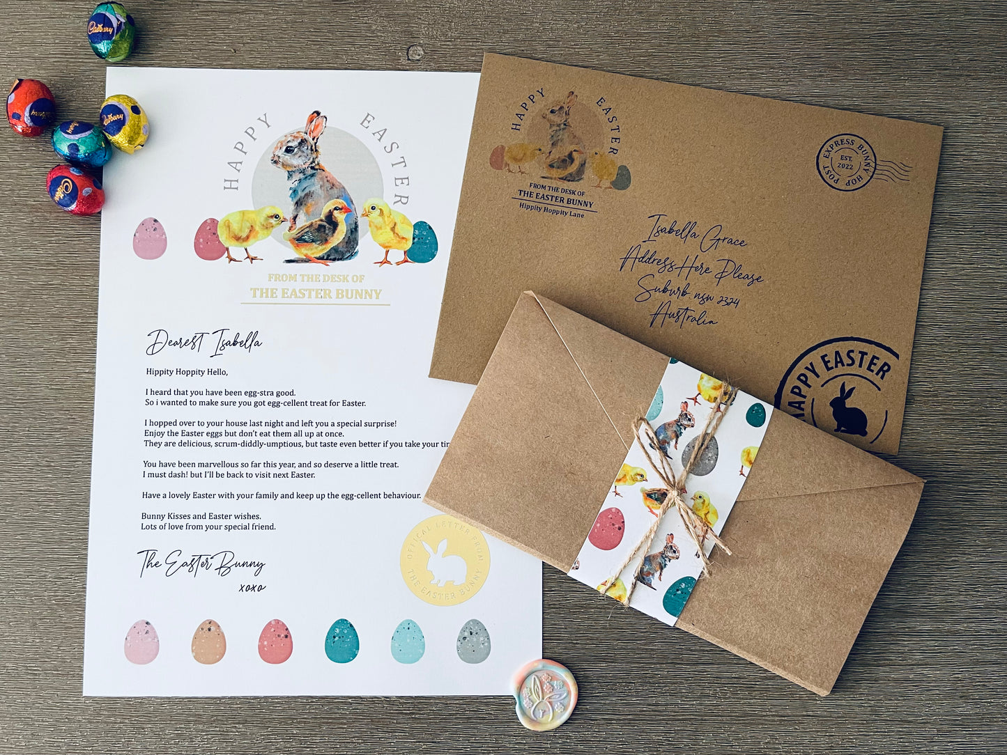 Easter Bunny Letters