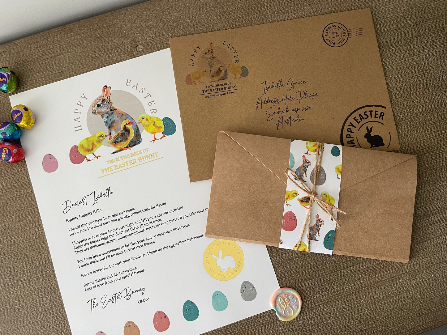 Easter Bunny Letters