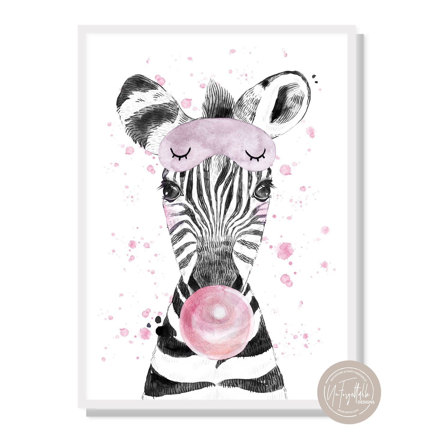 Bubble Gum - Zebra