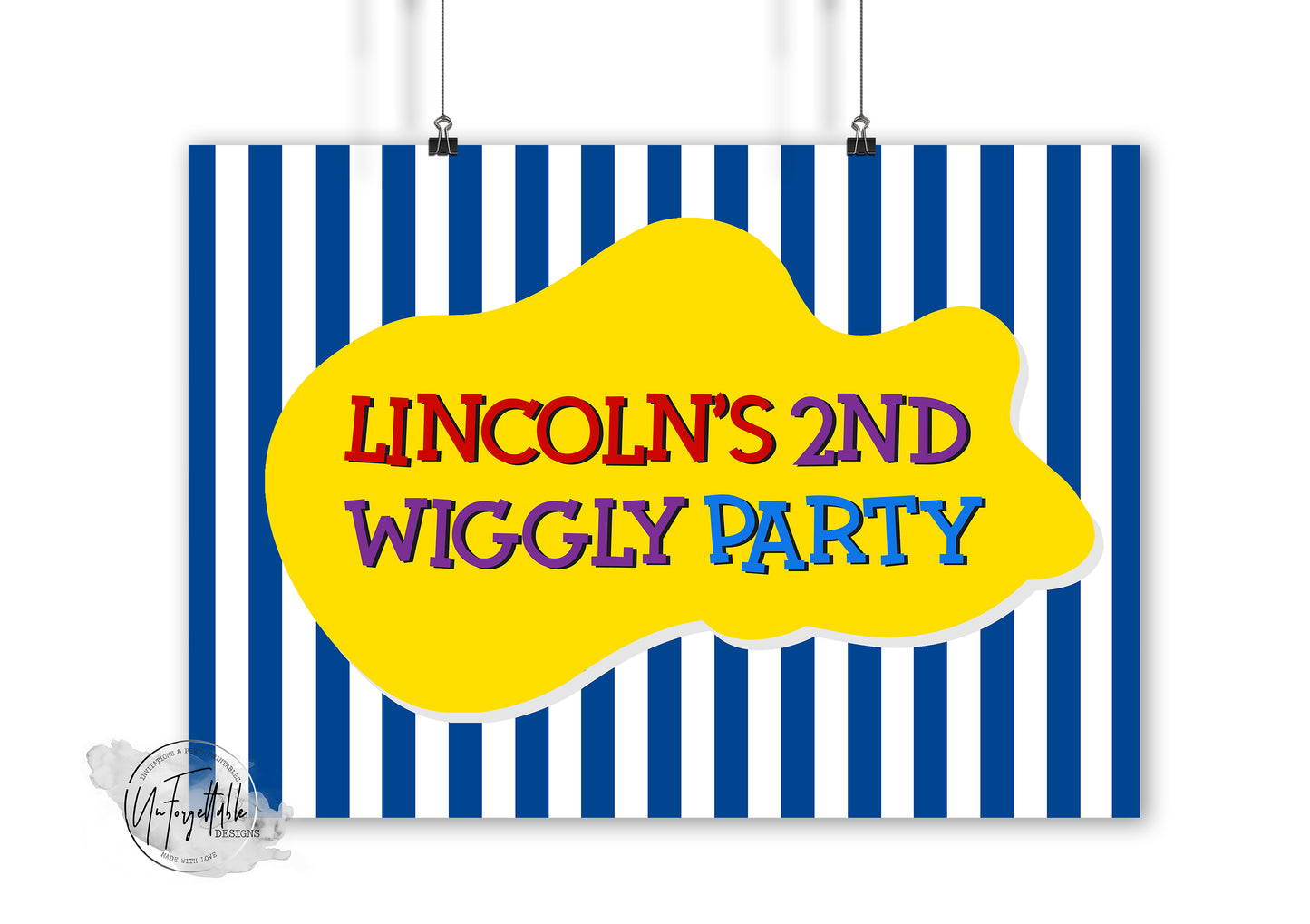 WIGGLES - BLUE STRIPE